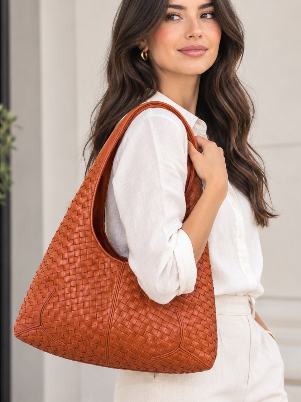 Bottega Veneta Authentic Hobo Shoulder Bag